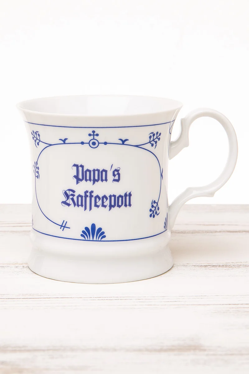 Teebecher indisch blau Papa
