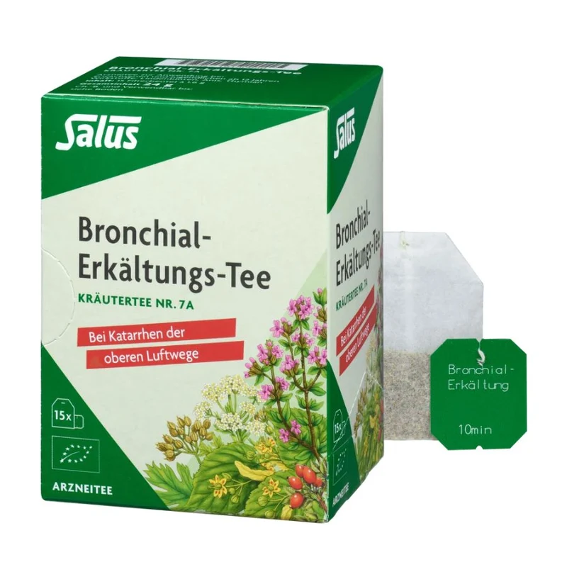 Salus Bronchial-Erkältungs-Tee Arzneitee, Kräutertee Nr. 7a Bio 15FB/24g