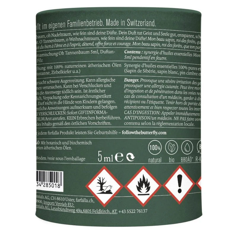Farfalla Geschenkset Oh Tannenbaum Bio 5ml