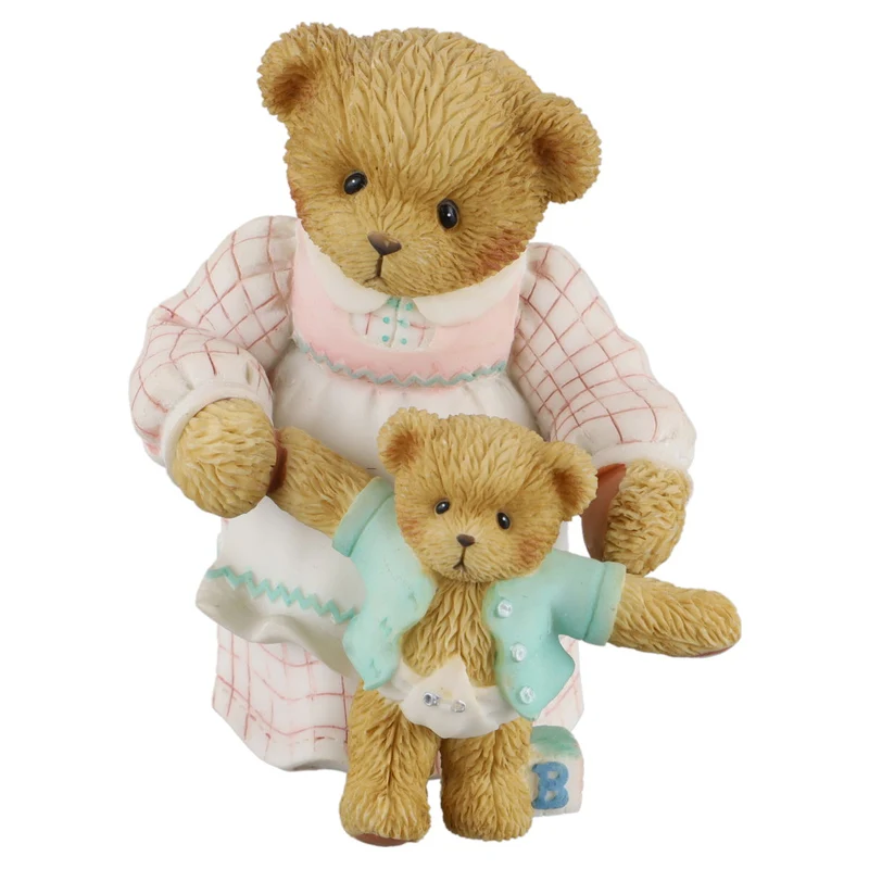 Teddy 101686 "Start Life One Step At A Time" Mom Walking Baby Figurine