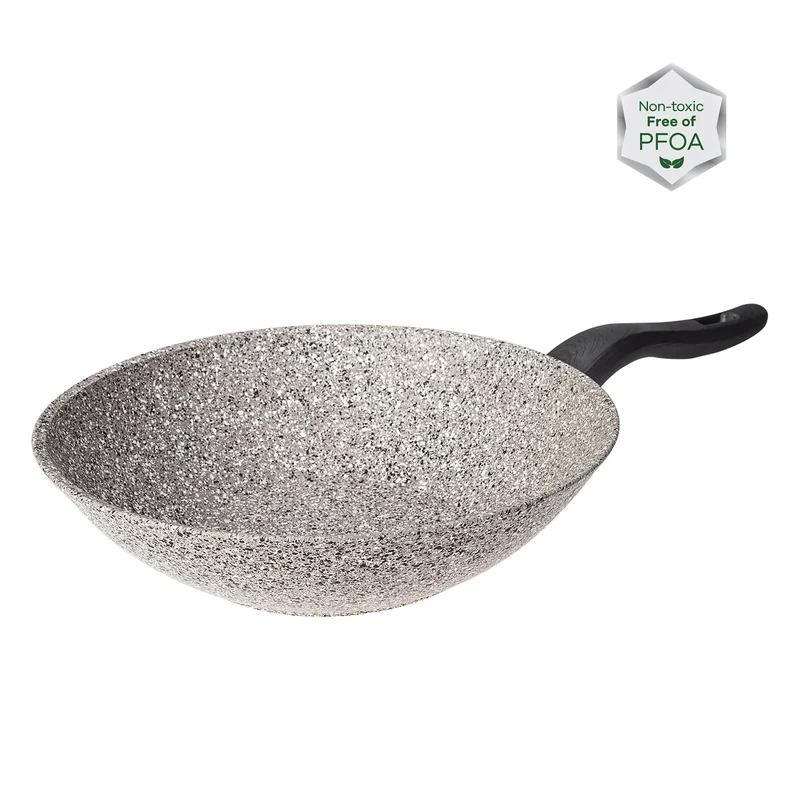 Karaca Dark Silver Bio Granit 28 cm Wok Pfanne