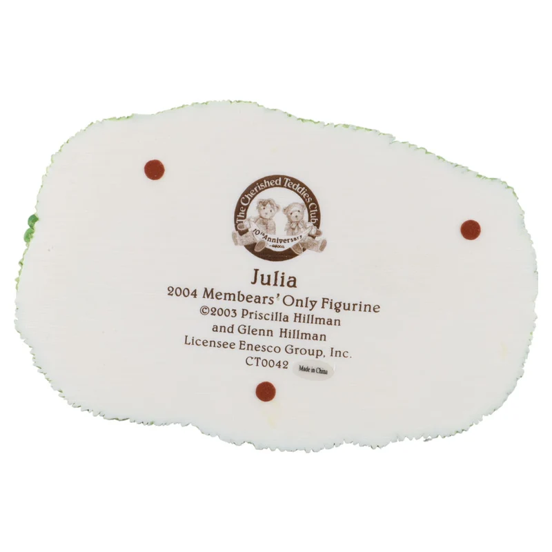 Teddy CT0042 Julia 2004 Membears' Only Figurine