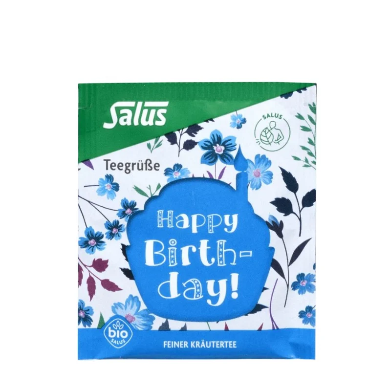 Salus Teegrüße Happy Birthday! Kräutertee 15FB/30g MHD 31.10.2026