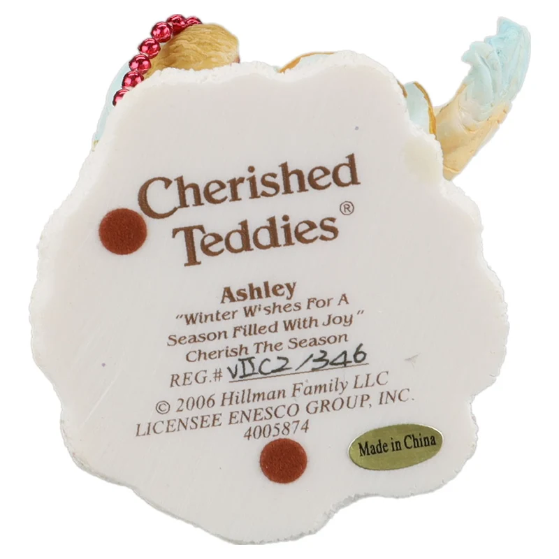 Teddy 4005874 Ashley "Winter Wishes For A Season Filled With Joy"