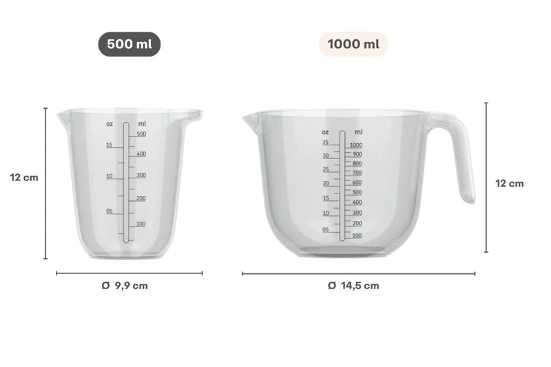 Messbecher 0,5l klar Chef it