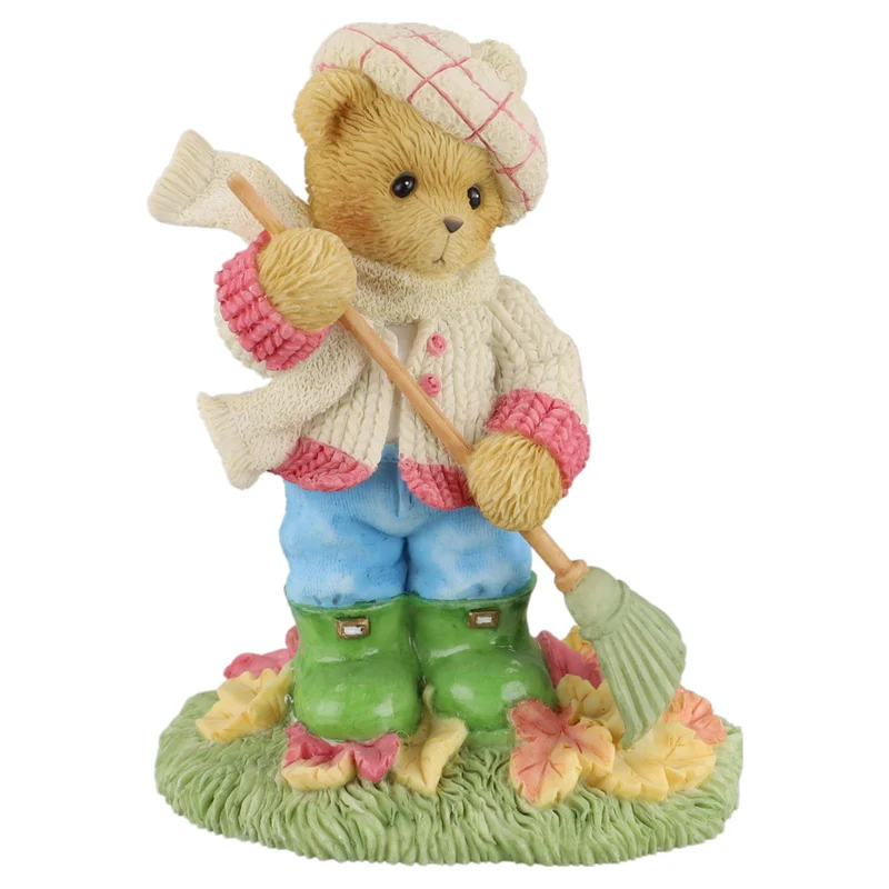 Teddy 4001526 Freya Girl Raking Leaves