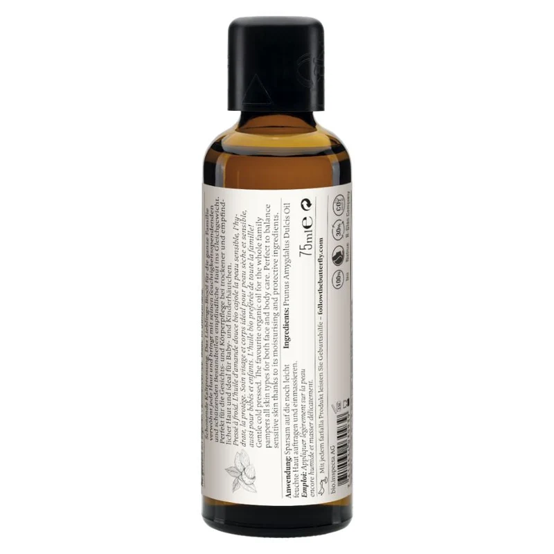 Farfalla Mandel, Bio-Pflegeöl, Verwöhnzeit 75ml