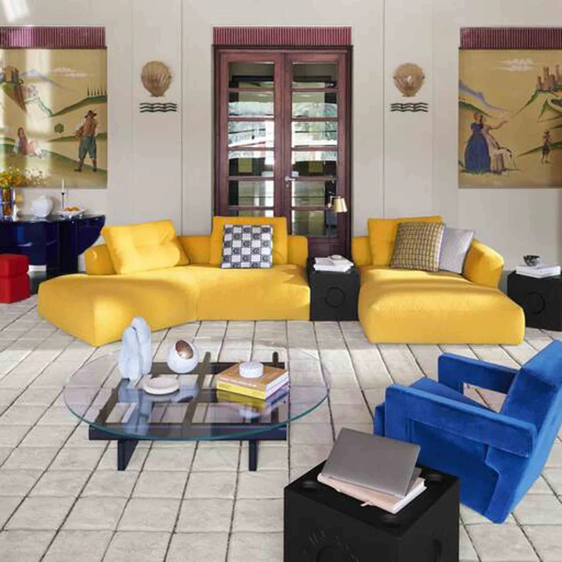 Wool Rectangular Carpet SAHARA GRID, designed by Cassina