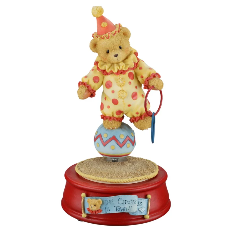 Teddy 111430 "You Make Me Smile" Clown On Ball Musical