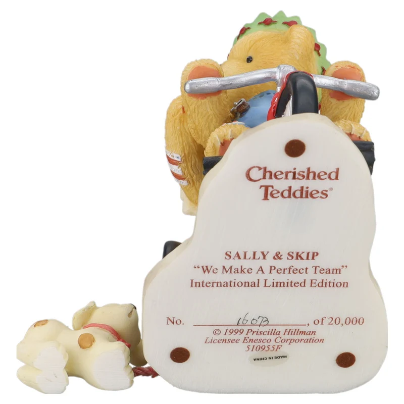 Teddy 510955F Sally And Skip "We Make A Perfect Team"