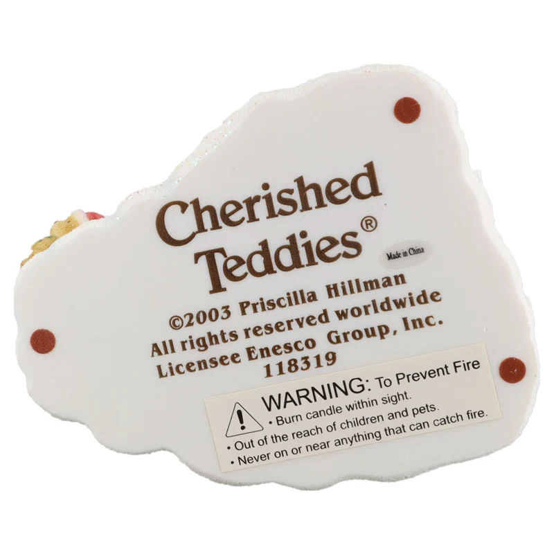 Teddy 118319 Santa Votive Candle Holder