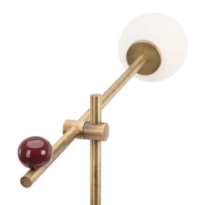 Table Lamp PINS Dark Red by La Récréation for Marioni