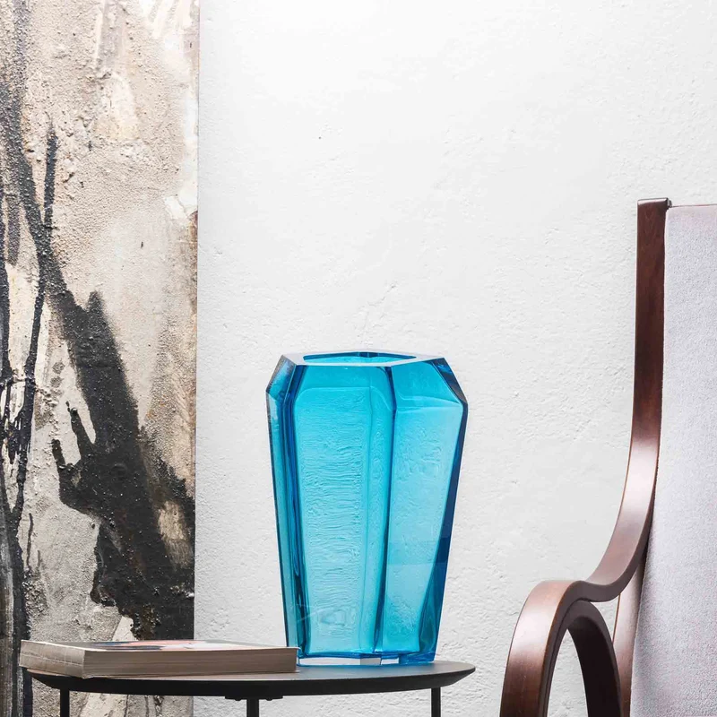 Murano Glass Vase KASTLE by Karim Rashid for Purho