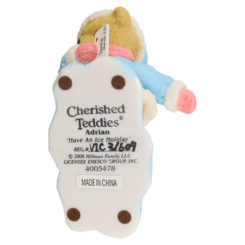 Teddy 4005478 Adrian "Have An Ice Holiday" Bear Ice Skating