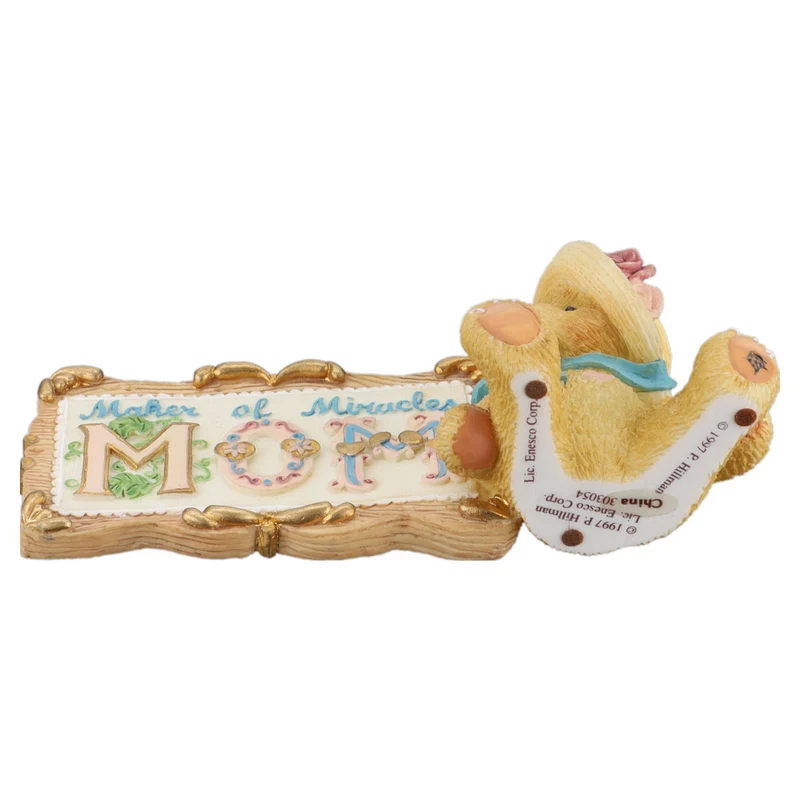Teddy 303054 "MOM - Maker Of Miracles" Desk Plaque