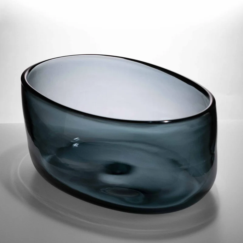 Murano Glass Centrepiece OVALE by Federico Peri for Purho