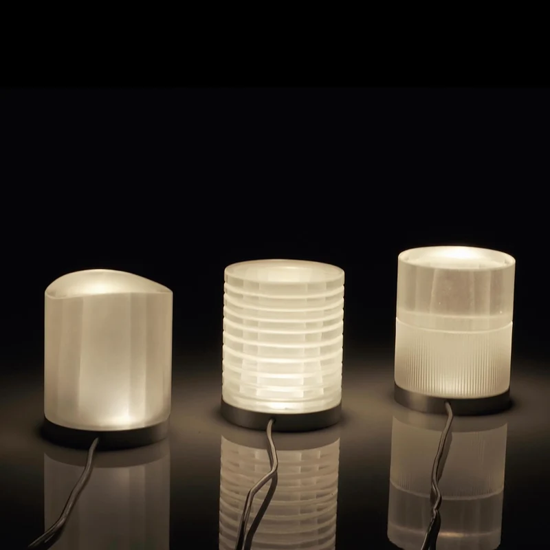 Rechargeable Murano Glass Table Lamp PETITE by Federico Peri for Purho