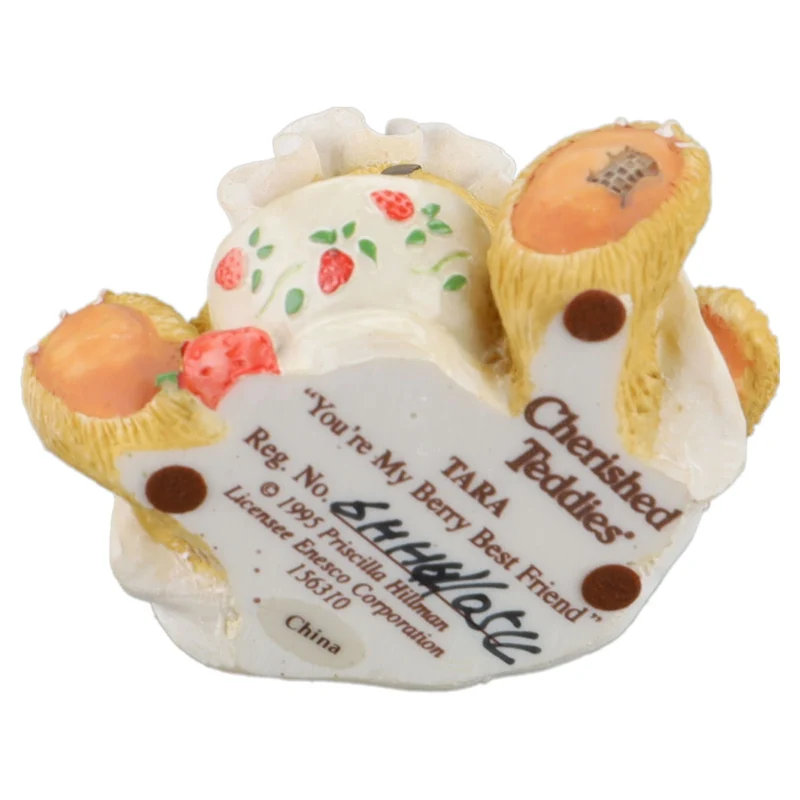 Teddy 156310 Tara Girl With Bowl Of Strawberries Figurine