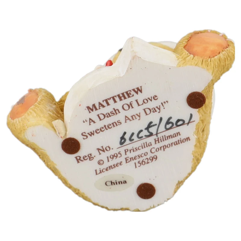 Teddy 156299 Matthew Boy Dressed As Chef Figurine
