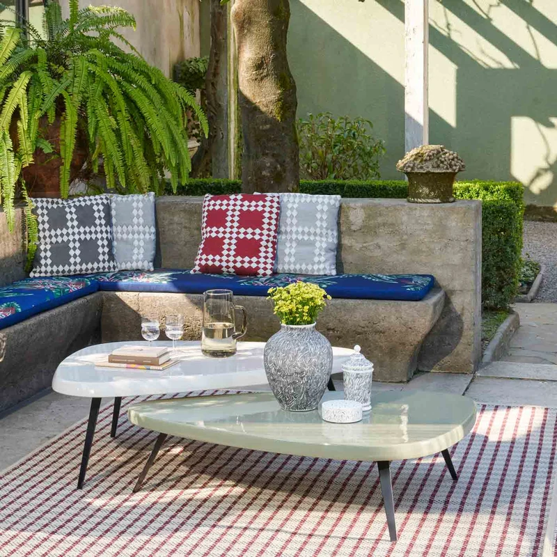 Outdoor Coffee Table MEXIQUE, designed by Charlotte Perriand for Cassina