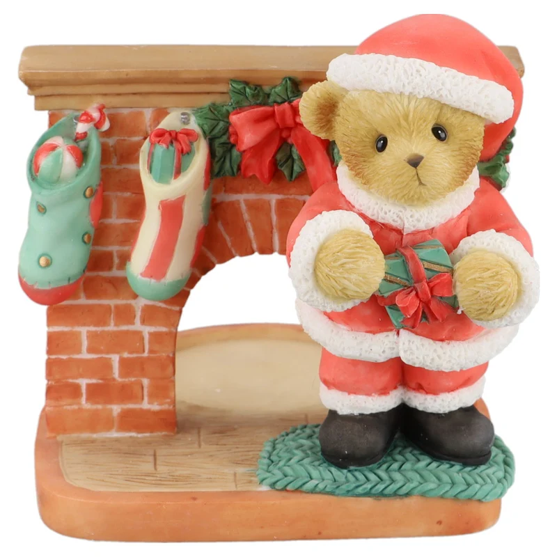 Teddy 0000943 Bear/Chimney Tealight Candleholder