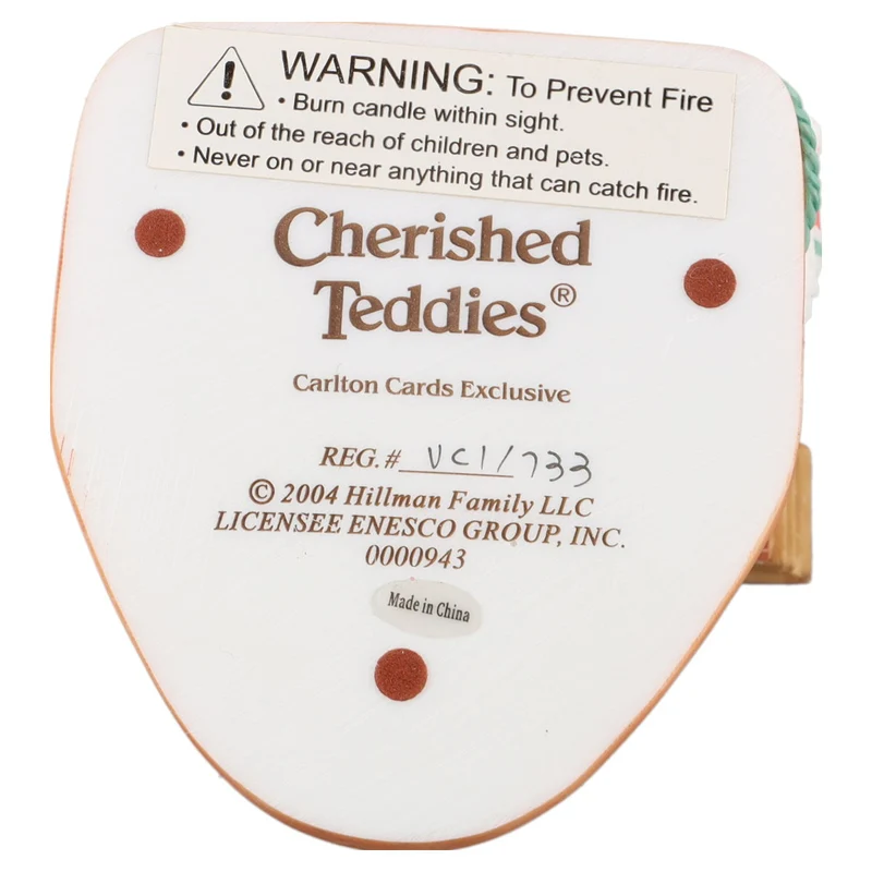 Teddy 0000943 Bear/Chimney Tealight Candleholder