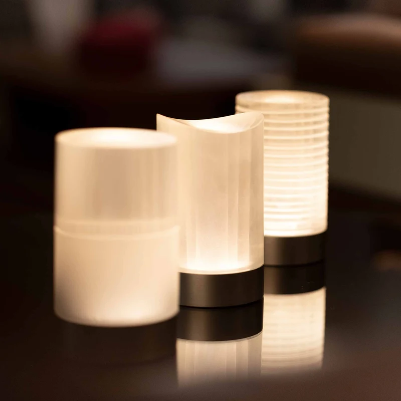 Rechargeable Murano Glass Table Lamp HAUTE by Federico Peri for Purho