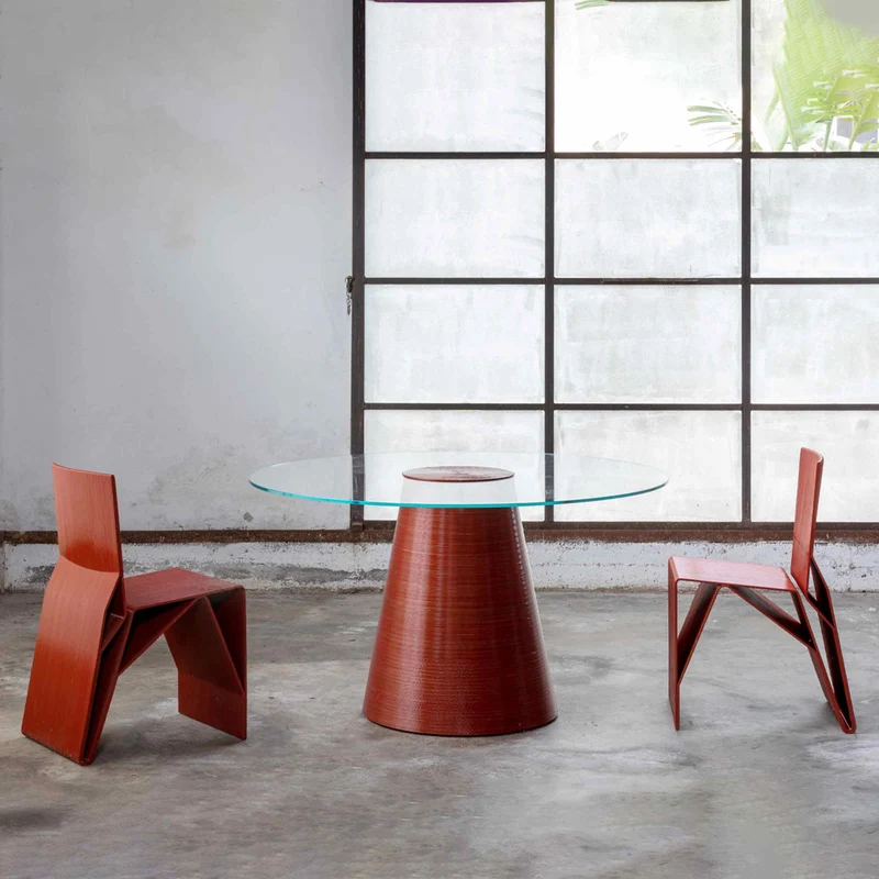3D Printed Round Dining Table ERICE by Mediterranea Design