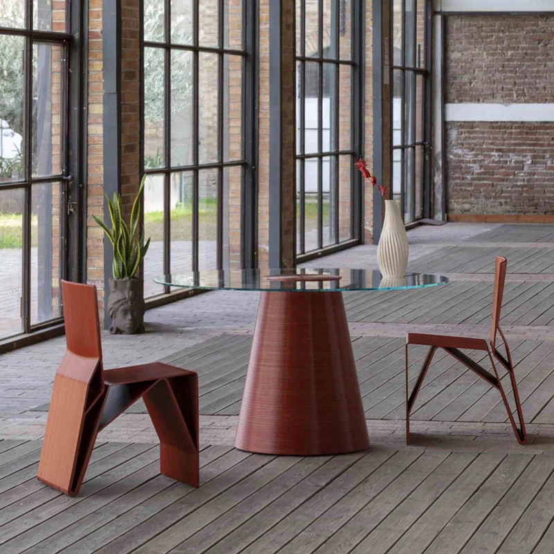 3D Printed Round Dining Table ERICE by Mediterranea Design