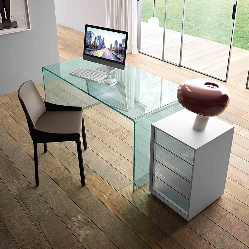 Glass Writing Desk RIALTO by FIAM
