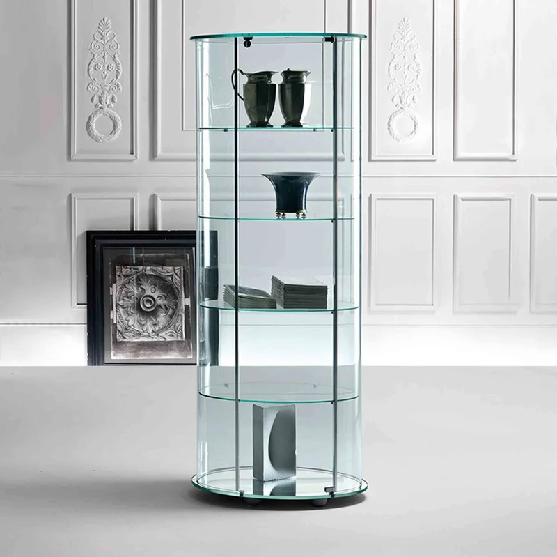 Glass Display Cabinet PALLADIO by Vittorio Livi for FIAM