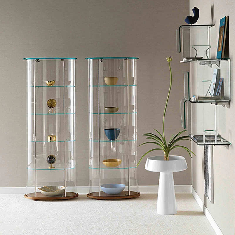 Glass Display Cabinet PALLADIO by Vittorio Livi for FIAM