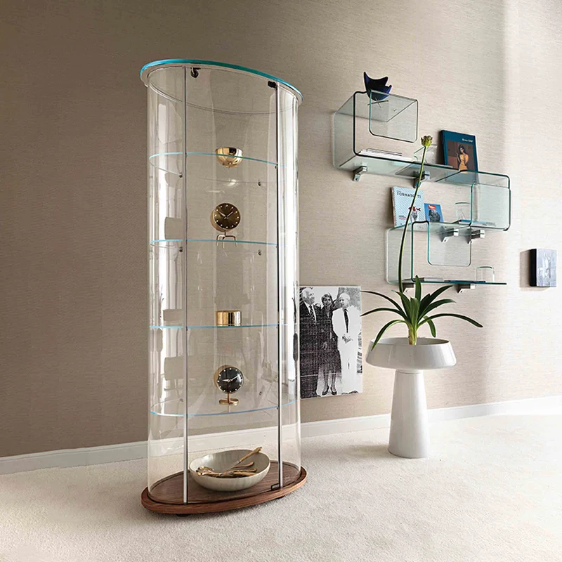 Glass Display Cabinet PALLADIO by Vittorio Livi for FIAM