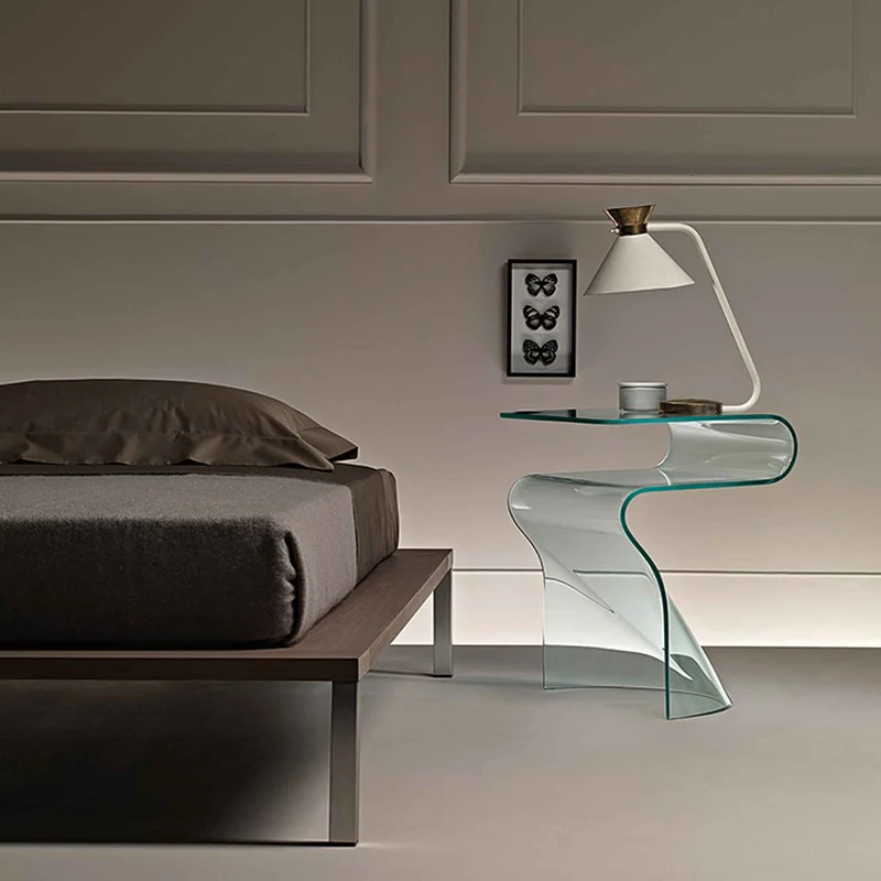 Glass End Table TOKI by Setsu e Shinobu Ito for FIAM