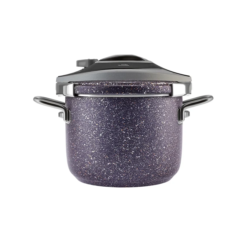 Karaca Biogranit Steel Plus Schnellkochtopf Violett 6 Lt