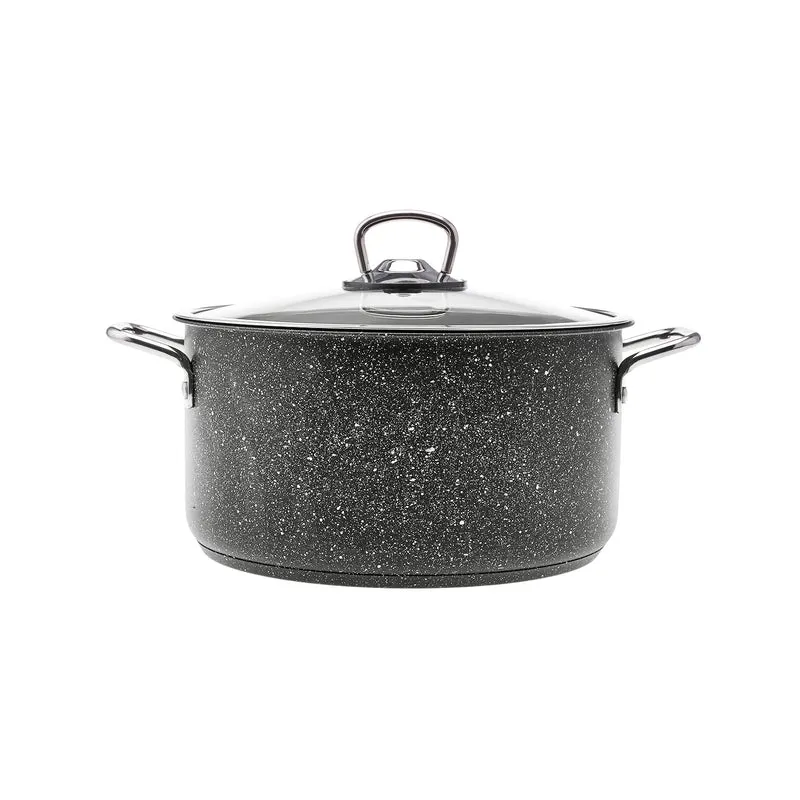 Karaca Biogranit Steel Plus 7 Teiliges Kochtopfset Grau