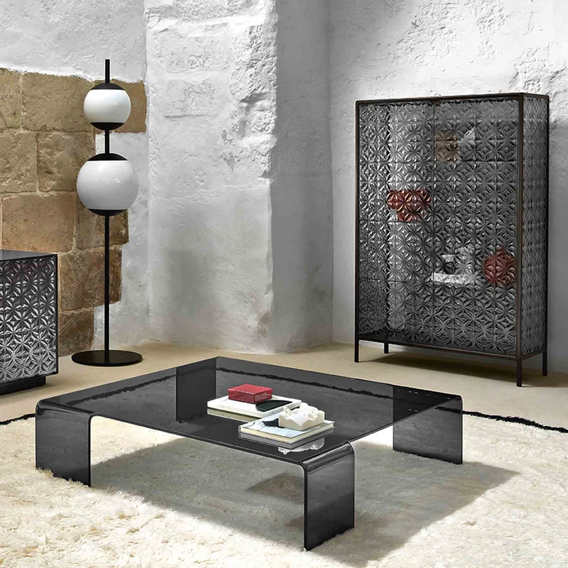 Glass Coffee Table NEUTRA by Rodolfo Dordoni for FIAM