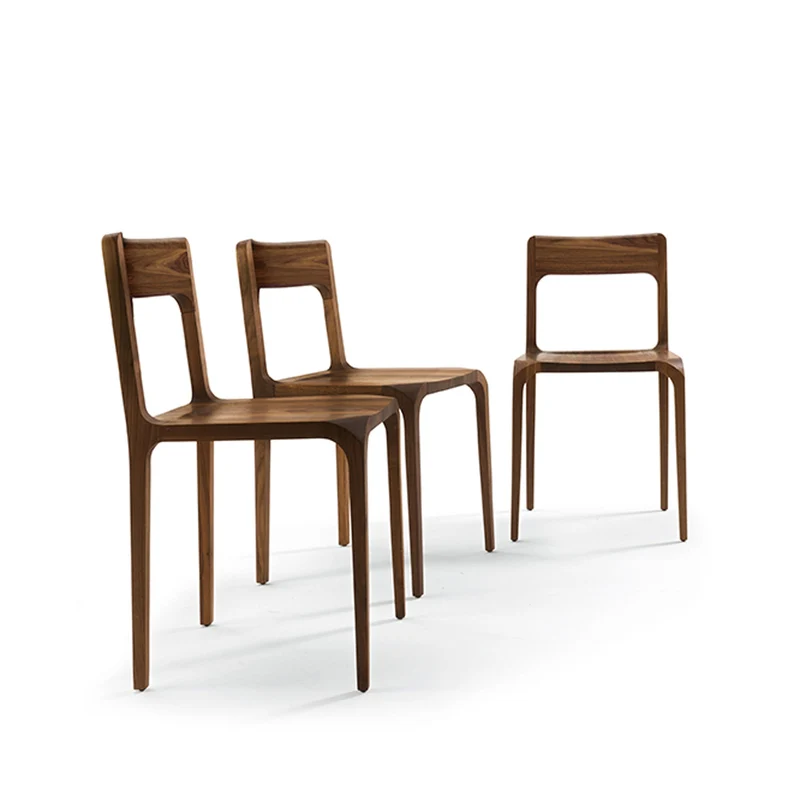 Wood Dining Chair SLEEK by Karim Rashid for Riva 1920