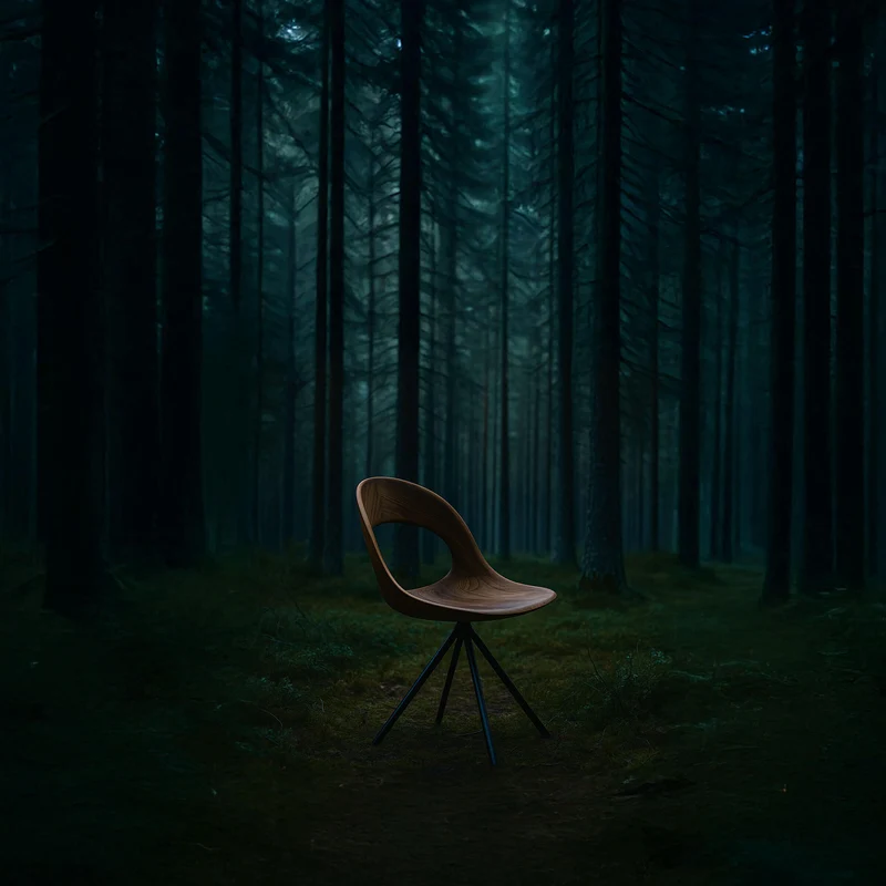 Wood Dining Chair NAIMA by Martin Bellendat for Riva 1920