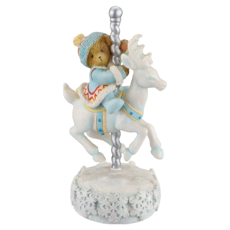 Teddy 118760 "Frosty Fun" Carousel Figurine