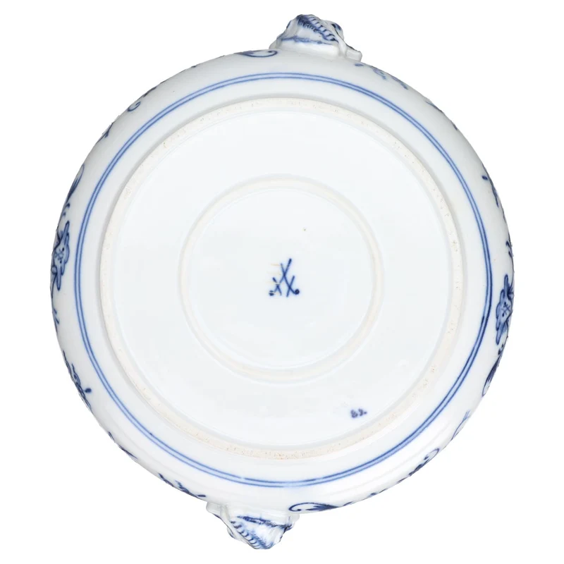 Ragout Terrine rund sehr alt Knaufzeit 4.W