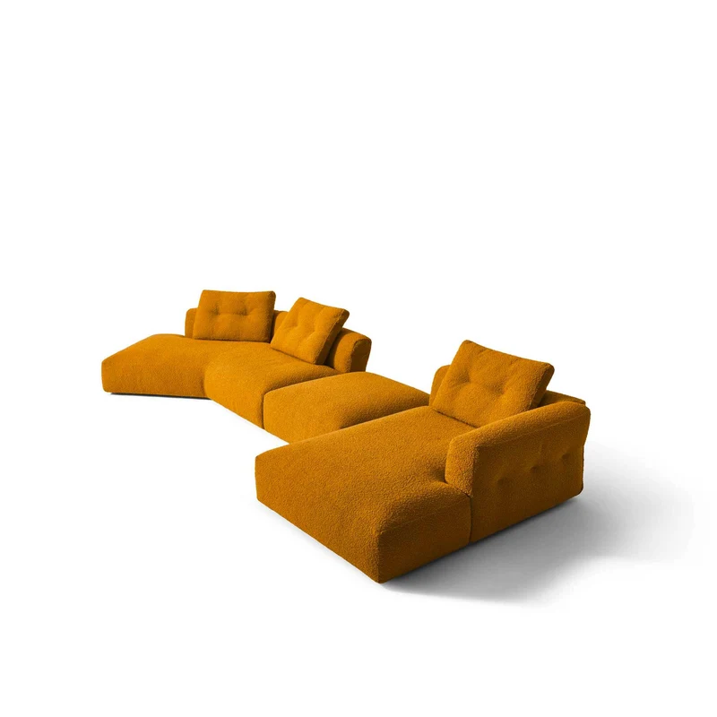 Sectional Fabric Sofa SENGU BOLD, designed by Patricia Urquiola for Cassina