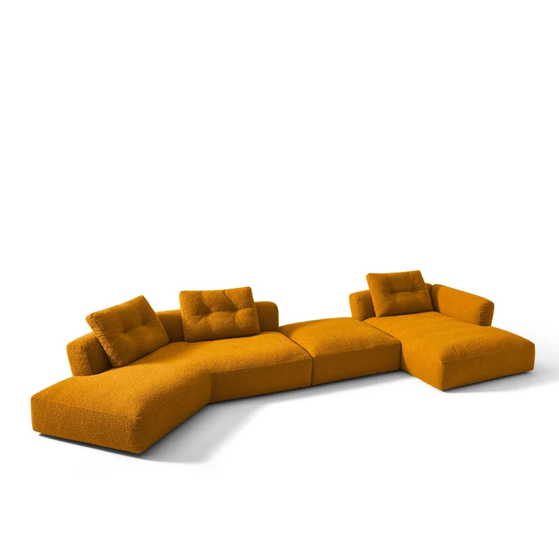 Sectional Fabric Sofa SENGU BOLD, designed by Patricia Urquiola for Cassina
