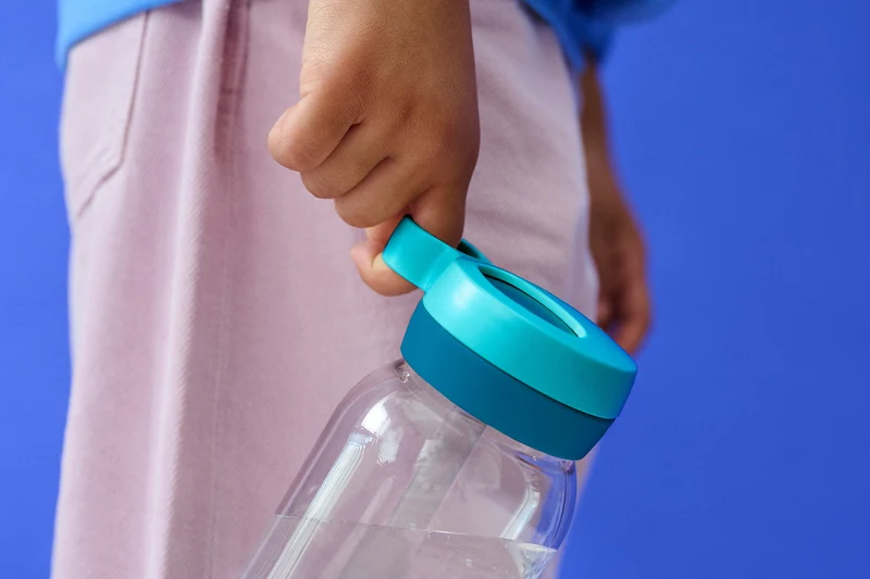 Campus Trinkflasche mit Trinkhalm 450 ml - Peppa Pig