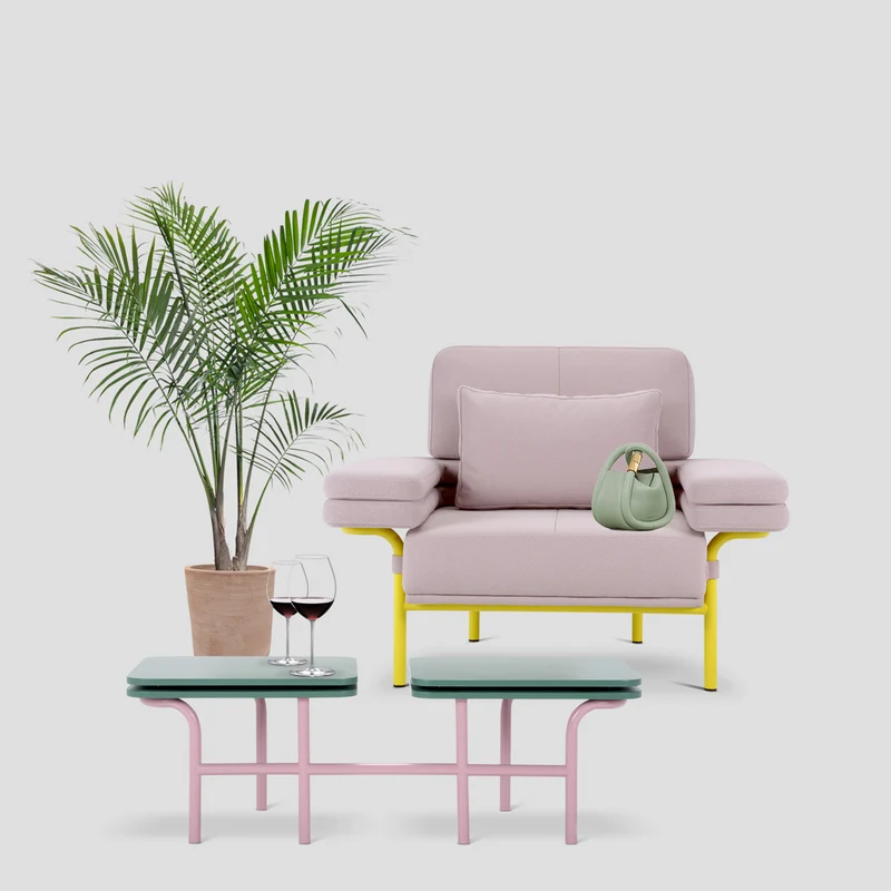 Two-Seater Sofa LEO by Daria Zinovatnaya for Adrenalina