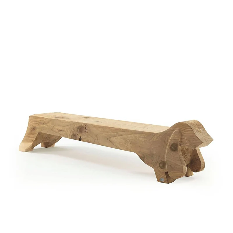 Wood Bench UGO by Paolo Salvadè for Riva 1920