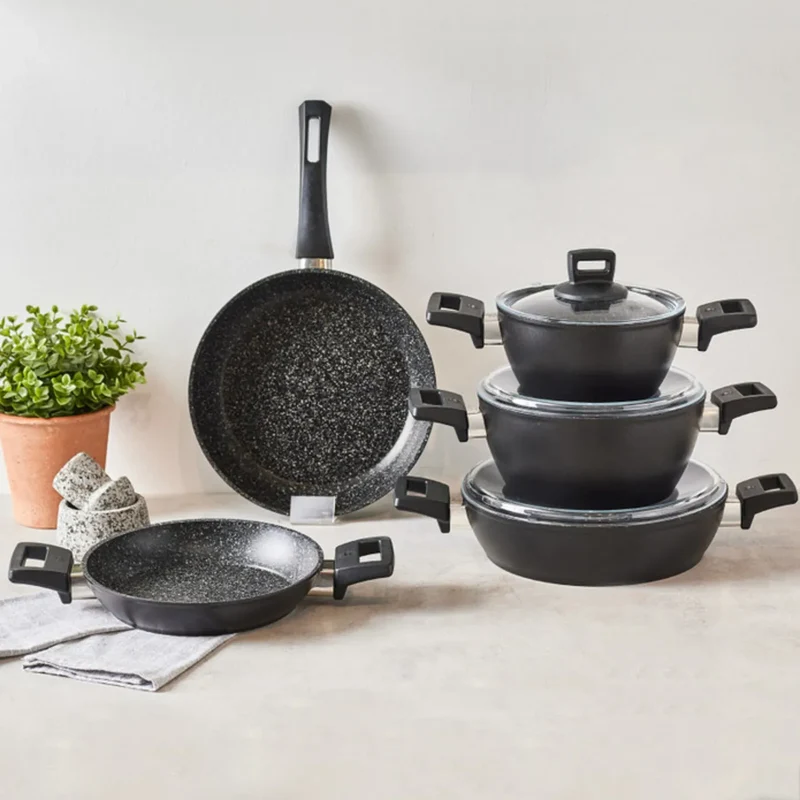 Karaca Biogranit Power Kochtopfset, 8 teilig