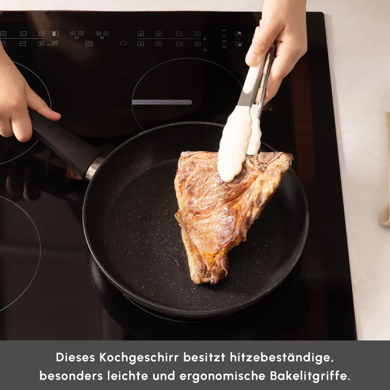 Karaca Biogranit Blackgold 12-teiliges Kochgeschirrset