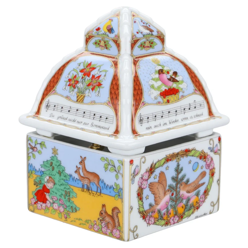 Weihnachtsspieldose O Tannenbaum 1999 in OVP