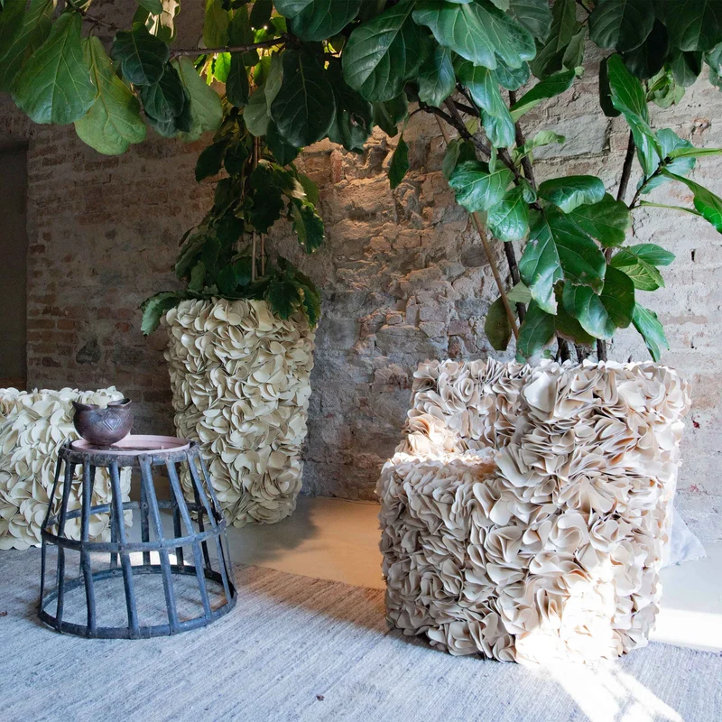 Indoor-Outdoor Armchair LOTUS by 13Ricrea